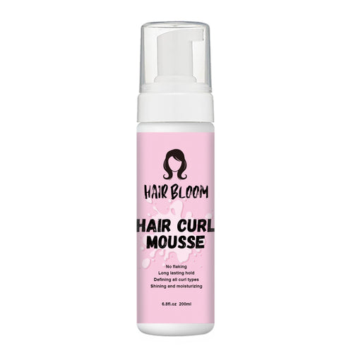 Hair curling mousse